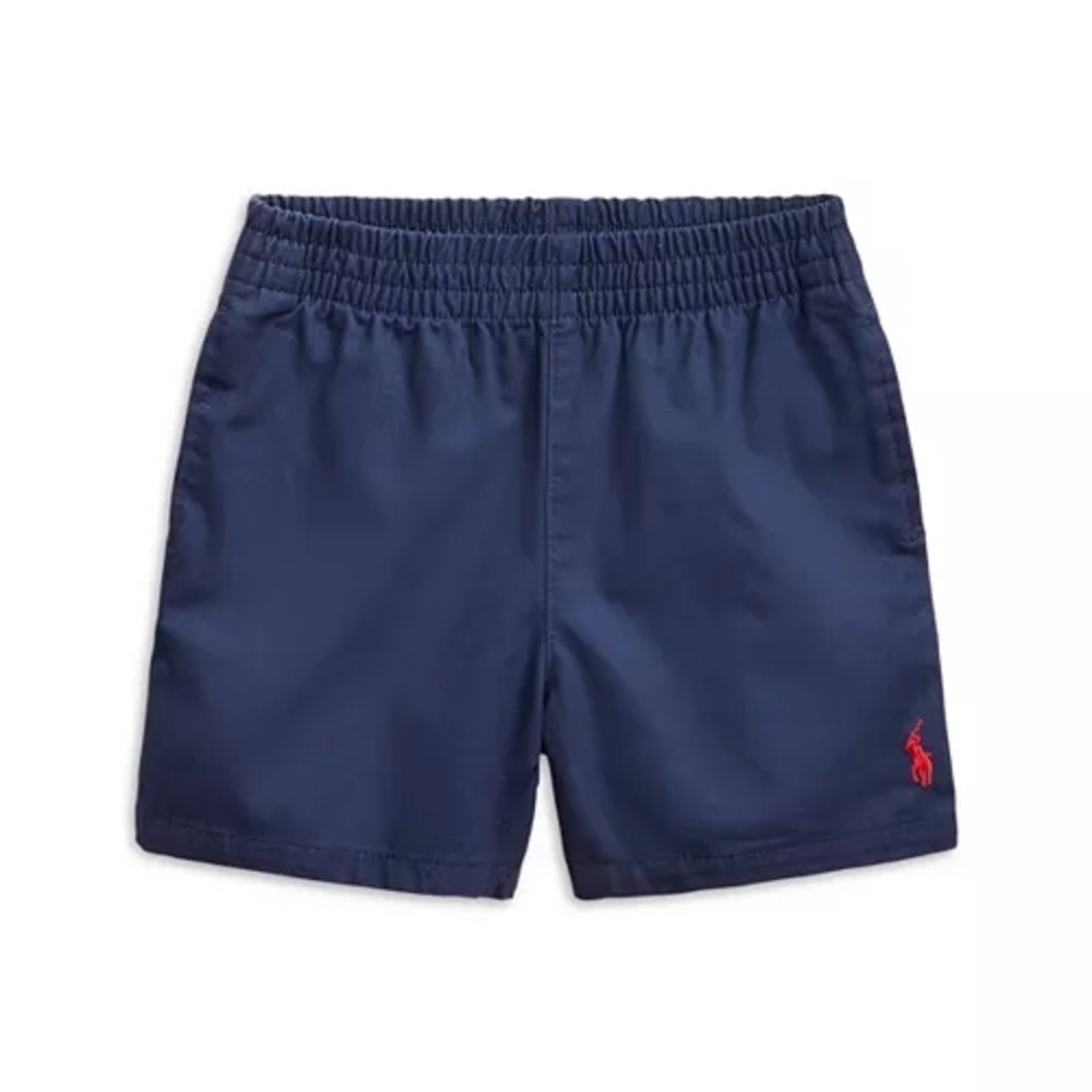 Blue baby Cotton Twill Pull-On Shorts | Ralph Lauren